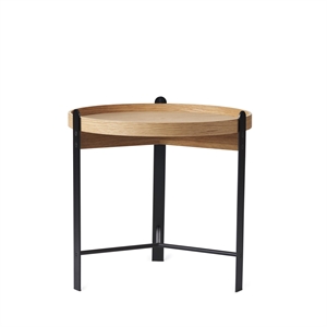 Warm Nordic Compose Salontafel Ø50 Eiken/Zwart