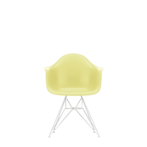 Vitra Eames Plastic RE DAR Eetkamerstoel Citroen/ Wit