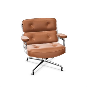 Vitra Lobby ES 105 Bureaustoel Cognac/ Chroom
