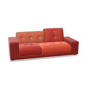 Vitra Polder Compact Sofa De Aardse Roodtinten