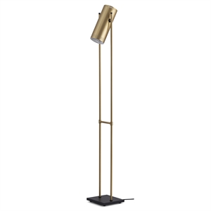 Warm Nordic Trombone Vloerlamp Messing