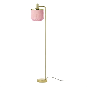 Warm Nordic Fringe Vloerlamp Pale Roze