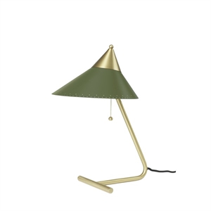 Warm Nordic Messing Top Tafellamp Groen