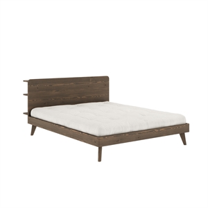 Karup Retreat bedframe 160x200 cm, johannesbroodbruin