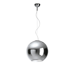 FontanaArte Globo Di Luce Hanglamp Groot Chroom