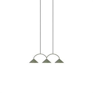 Globen Lighting Curve 3 Hanglamp Groen