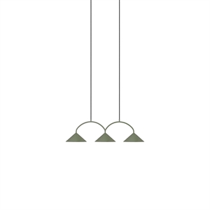 Globen Lighting Curve 3 Hanglamp Groen