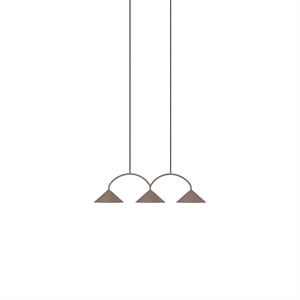 Globen Lighting Curve 3 hanglamp Mocha