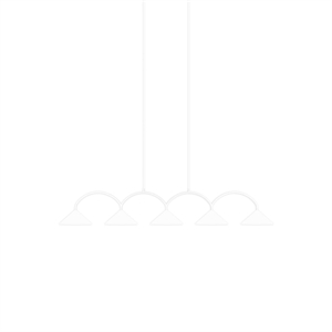 Globen Lighting Curve 5 Hanglamp Wit