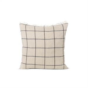 Ferm Living Calm Kussen 48x48 Camel/Zwart