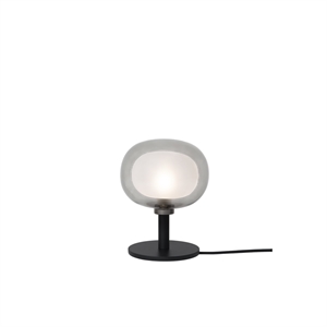 TOOY Nabila 552.32L Tafellamp Zwart/ Zwart Chroom/ Gerookt Glas