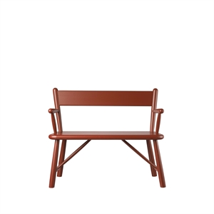 FDB Furniture P11 Bank 70 cm Rood