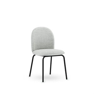 Normann Copenhagen Ace Eettafelstoel Gestoffeerd/Zwart Staal