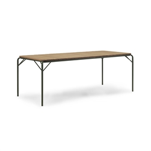 Normann Copenhagen Vig Eettafel 90 x 200 cm Groen/Robinia