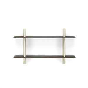 Vitra Rayonnage Planken Prouvé Blanc Colombe/Donker Eiken