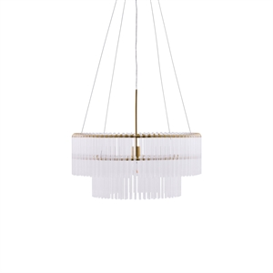 Globen Lighting Hook Hanglamp 60 Helder/ Messing