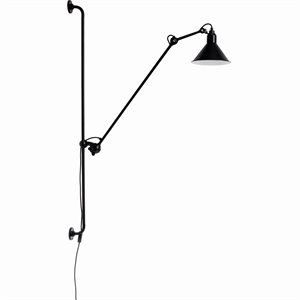 Lampe Gras N214 Wandlamp Mat Zwart