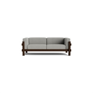 Normann Copenhagen Kube 3-zitsbank donkerbruin/Remix 133