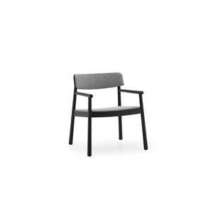 Normann Copenhagen Timb Fauteuil Gestoffeerd Zwart/Hallingdal 166