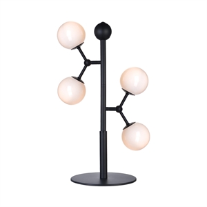 Halo Design Atom Tafellamp Zwart/Opaal