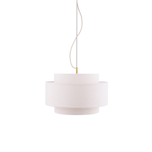 Globen Lighting Noah Hanglamp 50 Bouclé Wit