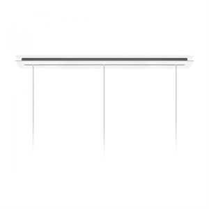 Foscarini Meervoudig Lineair Rozet 135 cm Wit