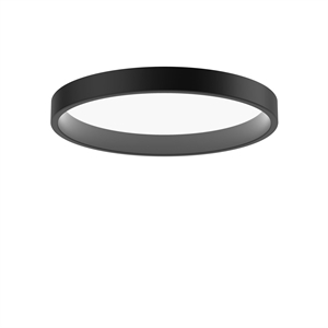 Louis Poulsen LP Circle Plafondlamp Semi-Inbouw Ø45 3000K & Dali/Switch-Dim Zwart