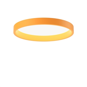 Louis Poulsen LP Circle Plafondlamp Half-Inbouw Ø45 3000K & Dali/ Schakelaar-Dim Geel