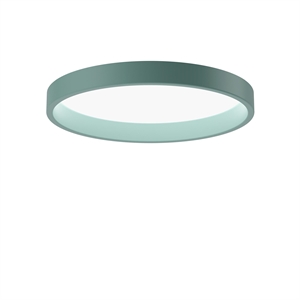 Louis Poulsen LP Circle Plafondlamp Half-Inbouw Ø45 3000K & Dali/Switch-Dim Pale Petroleum