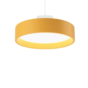 Louis Poulsen LP Circle Pendant Opal Diffuser Ø45 3000K & Dali/Switch-Dim Geel