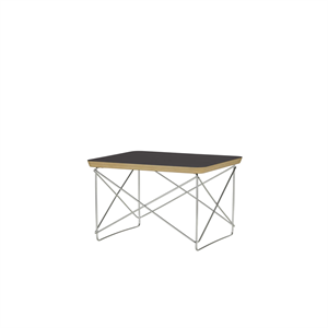 Vitra Occasional Table LTR Nachtkastje/Bijzettafel Zwart Laminaat/Roestvrij Staal