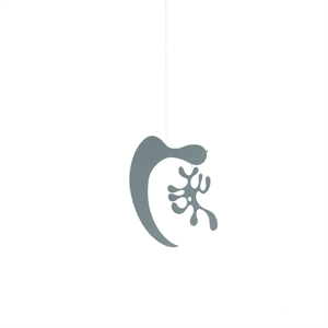 Vitra Eames Plywood Mobiel Model AL Decoratief Accessoire Ice