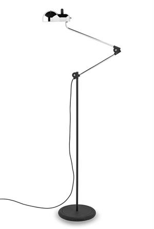 Stilnovo Topo Piantana Vloerlamp Chroom