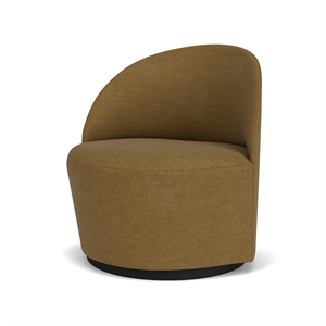 Audo Tearoom Fauteuil Met Draaiknop Goud/Audo Bouclé