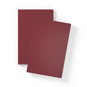 Vakplank voor Grote Kast met 1 Deur, Set van 2, Bordeaux