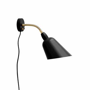 &tradition Bellevue AJ9 Wandlamp Zwart & Messing