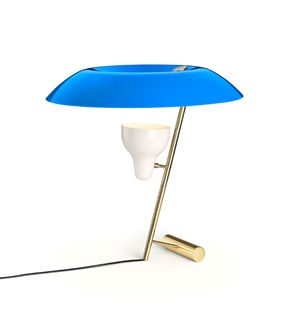 Astep Model 548 Tafellamp Messing/ Blauw