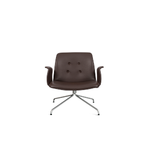 Bent Hansen Primum Fauteuil Met Armleuningen Roestvrij Staal/Zenso 3 230