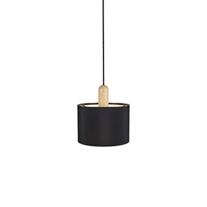 Darø Paso Wood 25 P1 Hanglamp Eiken/zwart Zwart Snoer