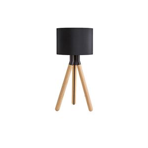Darø Paso Wood 25 T1 Tafellamp Eiken Zwart/ Zwart