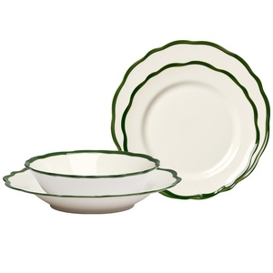 Decotique Fleur Starterset Set van 16 Wit/Donkergroen