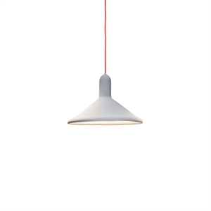 Established & Sons Torch S3 Pendant Grey w. Red Cord