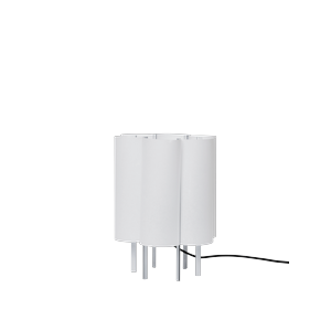Ferm Living Boe Tafellamp H28 Zilver/ Naturel