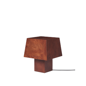 Ferm Living Burl Tafellamp Donker Gebeitst Burl Hout