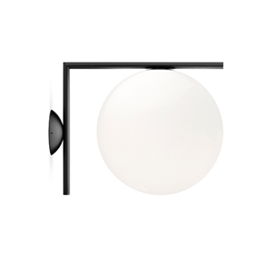 Flos IC Wall and Ceiling Lamp in Matt Black 