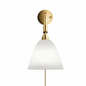 Bestlite BL7 Wall Lamp Brass & Porcelain