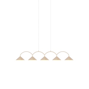 Globen Lighting Curve 5 Hanglamp Beige