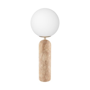 Globen Lighting Torrano Tafellamp Beige Travertijn