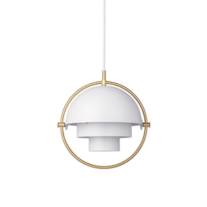 GUBI Multi-Lite Hanglamp Klein Messing en Wit