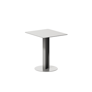 +Halle HEB 03 Tuintafel H73xL70 Metallic Grijs